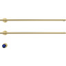 Полотенцесушитель TERMINUS РОНДО П2 350х760 электро Брашированное золото 4670078568168